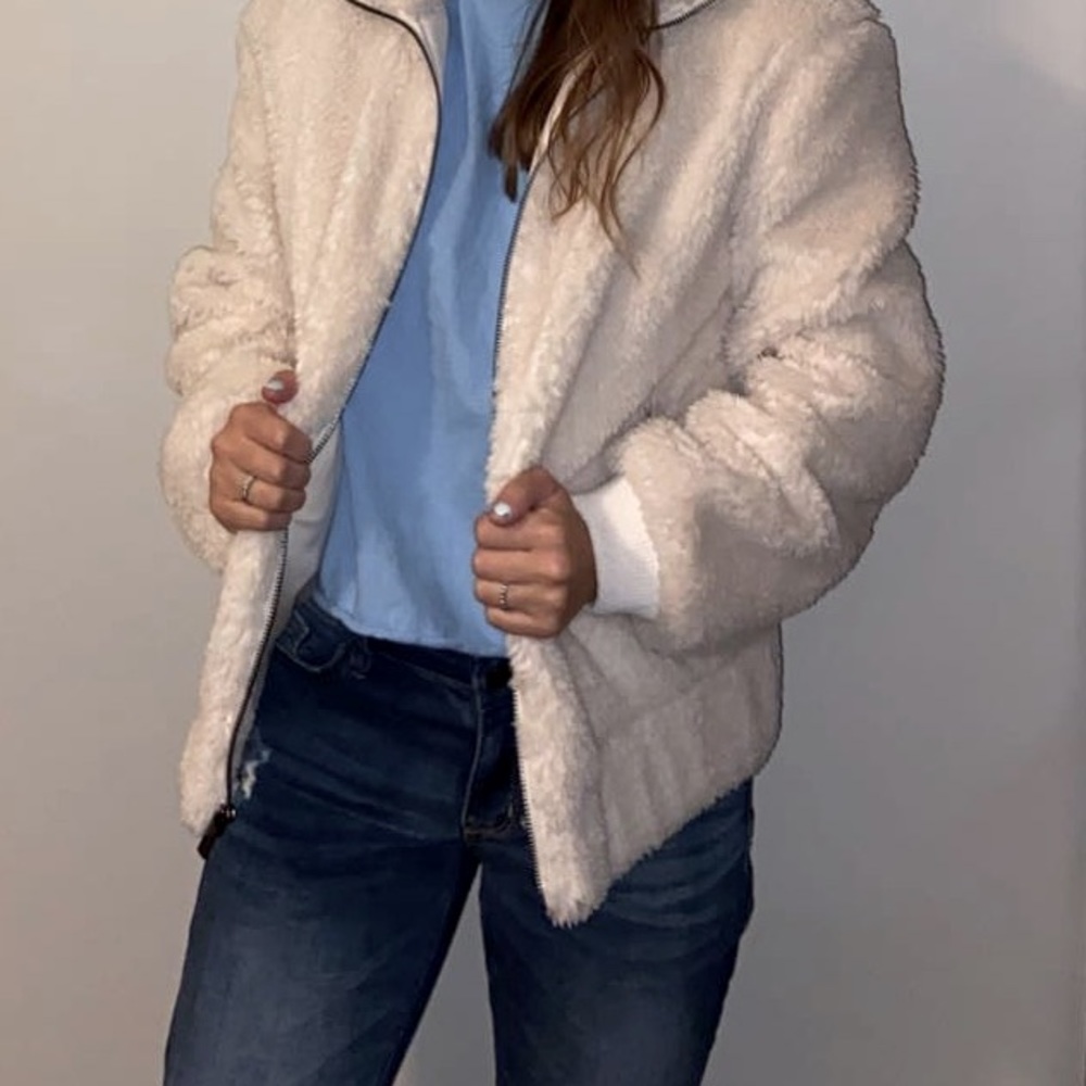 White Fur Coat!